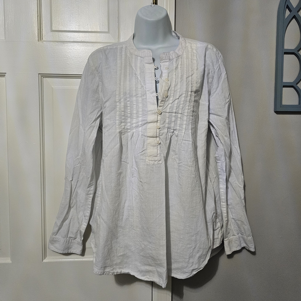 Lucky Brand White Blouse - Picture 1 of 6